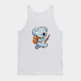 cute Koala hiking Tank Top